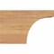 Ekena Millwork Huntington Smooth Rafter Tail, Western Red Cedar, 5 1/2"W x 8"H x 12"L RFT06X08X12HUN00SWR - alternate 3